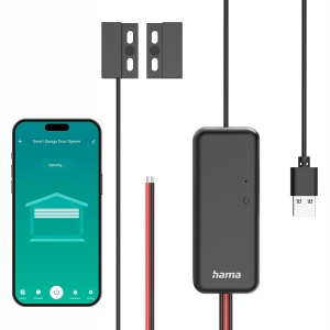 Deschizator de Garaj Hama Smarter, Controlat prin Aplicatie, Culoare Neagra