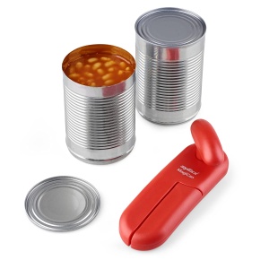 Deschizator manual de conserve Zyliss MagiCan, ergonomic, rosu - Img 3