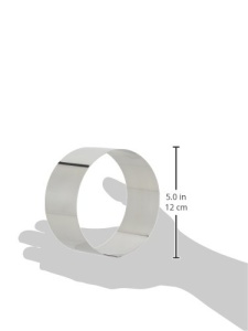 Dessertring Ibili 12 cm din otel inoxidabil, pentru prajituri - Img 3