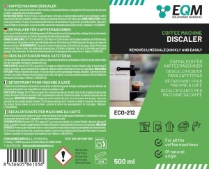 Detartrant EQM ECO-212 - 500 ML - 100 Natural, Ideal pentru Cafele - Img 9