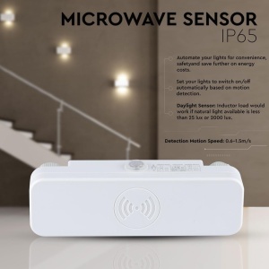 Detector de miscare V-TAC 5571 cu microunde, ajustabil 360, IP65 - Img 4