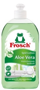Detergent de vase Frosch Aloe Vera, 500 ml, formula sensibila