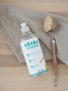 Detergent pentru vase BEABA, 100 natural, fara parfum, 2x500 ml - Img 4