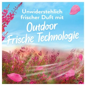 Detergent textil Lenor Luftfrisch Wildblumenfeld, 76 spalari, concentrat - Img 3