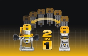 DeWalt DE WALT D26204K-QS Electrofresatrice con Affondamento e Base Fissa 8 mm 900 W - Img 3