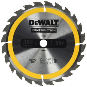 DEWALT DT1939-QZ Kreissaegeblatt Handkr. 184/16mm 24WZ