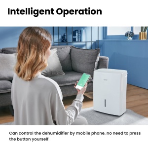 Dezumidificator Comfee 20L24hDimensiunea camerei aprox 100m340m2Compatibil cu APPModu inteligentCronometru 24HRezervor de apa 3LAnti-umiditateMucegaiM - Img 7