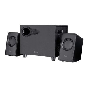 Difuzor pentru PC Trust Avora 21 cu subwoofer 18 W 9 W RMS difuzoare pentru computer dimensiuni compacte functionare prin USB mufa AUX de 35 mm set de