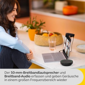 Difuzor portabil Jabra Speak2 40 4 microfoane USB-C si USB-A certificat Microsoft Teams Gri inchis - Img 6