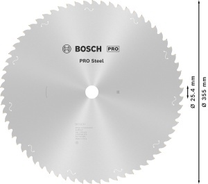 Disc Bosch PRO Steel 355 mm pentru taiere otel Precizie si Eficienta - Img 3