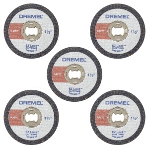 Disc de taiere Dremel EZ476 pentru plastic, 5 bucati, 3,8 cm