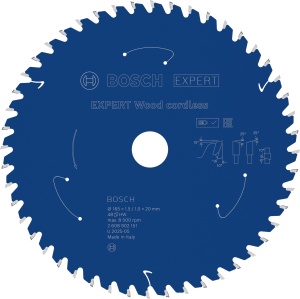 Disc Saw Bosch EXPERT Wood, 165 mm, pentru lemn si materiale compozite