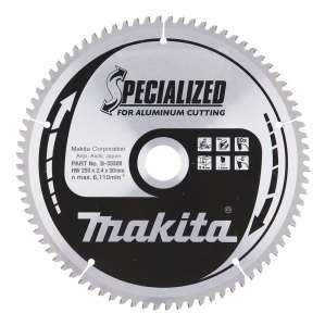 Disc Saw Makita B-33308, 250 x 30 mm, 80 Z, pentru taiere aluminiu