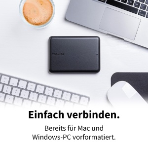 Discul extern Toshiba Canvio Partner 1TB, USB 3.0, compact, portabil - Img 2