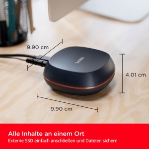 Discul SSD SanDisk Desk Drive 8 TB, viteza citire 1000 MBs, negru - Img 2