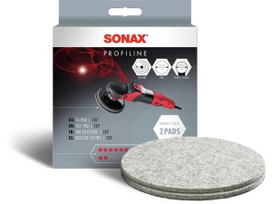 Discuri Abrasive SONAX FilzPad 127, 2 Buc, 127 mm, pentru Polizare Sticla
