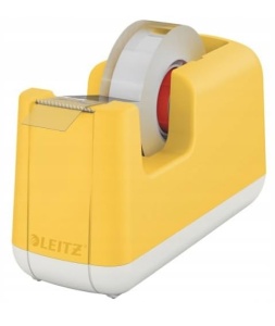 Dispenser banda adeziva Leitz Cosy 53670019, galben, 19mm, cu cutit premium - Img 4