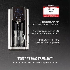 Dispenser de apa fierbinte Caso HW 660, 2.7L, 2600W, inox - Img 3