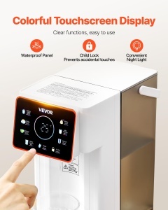Dispenser de apa fierbinte VEVOR Y1, 3L, touchscreen, 6 temperaturi - Img 6