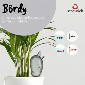 Dispenser de apa pentru plante Scheurich Bordy M 220ml Gri - Img 3
