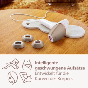 Dispozitiv de epilare Philips Lumea seria IPL 8000 cu tehnologie SenseIQ - alternativa la epilarea cu laser, 3 atasamente pentru corp, fata si zone de precizie (BRI946/00) - Img 5