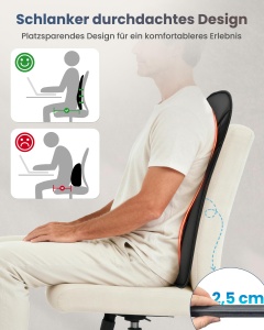 Dispozitiv de Masaj pentru Spate COMFIER Ultra-Slim cu Functie de Calorifer, 20 Capete - Img 2