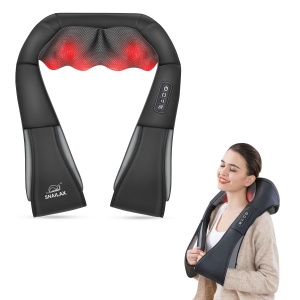 Dispozitiv de Masaj Shiatsu Snailax pentru Gat, Umeri si Spate cu Functie de Incalzire