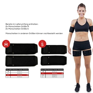 Dispozitiv de stimulare musculara Beurer EM 95, cu app si Virtual Coach, 4 manschete - Img 14