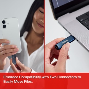 Dispozitiv de stocare SanDisk Phone Drive 256 GB, USB-C, 2-in-1 - Img 3