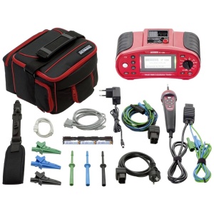 Dispozitiv de Testare Instalatii Electrice Benning IT 130, 1800 Masuratori, Culoare Rosie