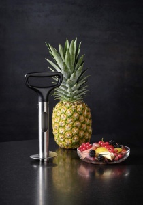 Dispozitiv pentru curatat ananas ROSLE Ananasschneider PRO, din inox 1810, ergonomic - Img 7