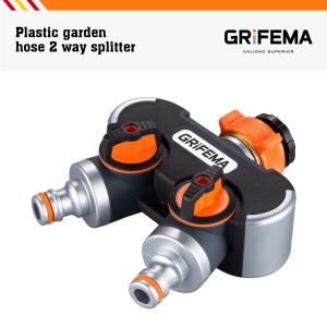 Distribuitor GRIFEMA 2-Way Conexiune 34 si 12 Flux Ajustabil PortocaliuNegru - Img 3