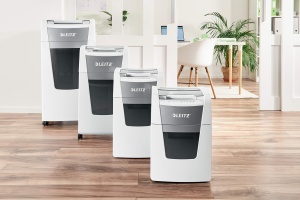 Distrugator de documente Leitz IQ Autofeed, 100 foi, 34L, silentios - Img 8