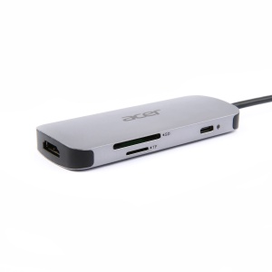 Docking station Acer 7-in-1, USB Type-C, 3x USB 3.0, HDMI, cititor carduri - Img 2