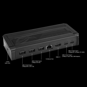 Docking Station ASUS ROG Bulwark DG300 7-in-1 USB 3.2 Gen2 HDMI 2.1 Negru - Img 7