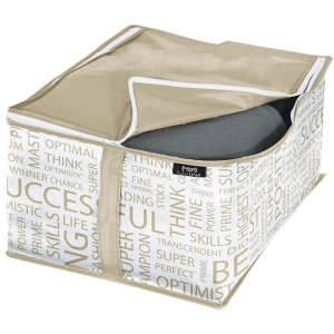 Domopak Living Urban Gold Cutie pentru depozitare haine 30x40x20 cm material poliester