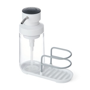 Dozator sapun lichid KitchenAid, 350ml, cu suport pentru bureti, inox - Img 4
