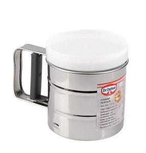 Dr Oetker Einhand Mehlsieb Inox 350g Cu Cutie de Depozitare - Img 4