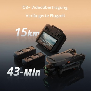 Drona DJI Mavic 3 Pro Cine cu 3 camere, 1 TB stocare, 43 minute autonomie - Img 3