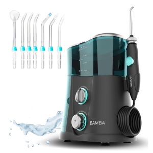 Dus bucal Cecotec Bamba ToothCare 1200 Jet Pro, 1000 ml, 7 duze, 10 setari de presiune