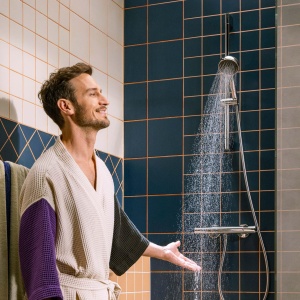 Dus cu doua straluciri hansgrohe Activera Select S, 8 lmin, crom - Img 9
