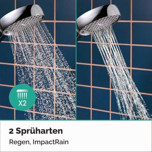 Dus cu dusul hansgrohe Activera Select S, 3 lmin, crom, 2 tipuri de jeturi - Img 7