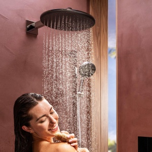 Dus cu efect de ploaie hansgrohe Raindance Alive S 300 mm, crom, 1 tip de jet - Img 5