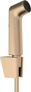 Dus cu mana hansgrohe Bidette S, EcoSmart, Brushed Bronze, 1,25 m