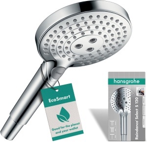 Dus cu mana hansgrohe Raindance Select S, 125 mm, 3 tipuri de jet, crom