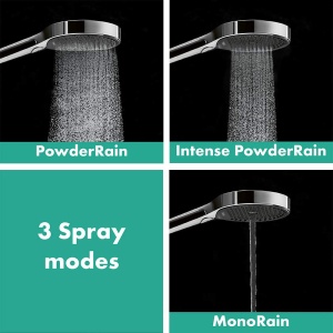 Dus cu mana hansgrohe Rainfinity, 3 moduri de pulverizare, crom, 130 mm - Img 4