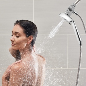 Dus cu mana Waterpik QMK-753ME, magnetic, 7 moduri, crom - Img 8