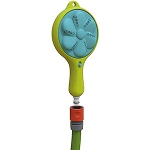 Dus de gradina Smoby 3-in-1, albastru si verde, pentru copii de la 2 ani