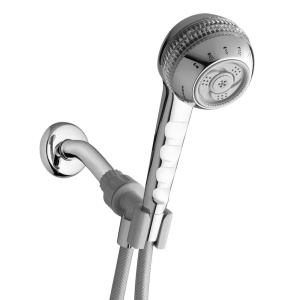 Dus portabil Waterpik SM-653CGE, 6 jeturi, tehnologie Optiflow, finisaj crom