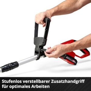 Einhell Curatator de chit fara fir GC-CC 18 Li Solo Power X-Change (ghidon telescopic infinit variabil, perii interschimbabile, livrare fara baterie si incarcator) - Img 9